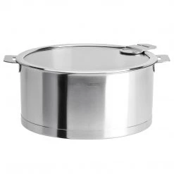 Cristel Strate Detachable Handle 7-Quart Stewpan With Flat Glass Lid COOKWARE