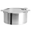 COOKWARE Cristel Strate Detachable Handle 4-Quart Stewpan With Flat Glass Lid