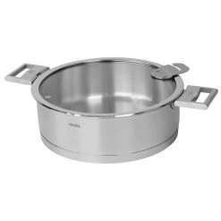 Cristel Strate Detachable Handle 2-Quart Saute Pan With Flat Glass Lid COOKWARE