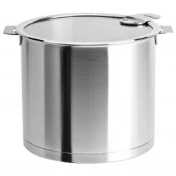 COOKWARE Cristel Strate Detachable Handle 5.5-Quart Stockpot With Flat Glass Lid