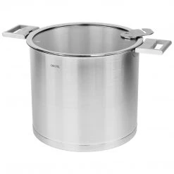 COOKWARE Cristel Strate Detachable Handle 5.5-Quart Stockpot With Flat Glass Lid