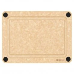COOKWARE Epicurean All-In-One Boards 20" X 15" Cutting Board, Natural/Black Feet