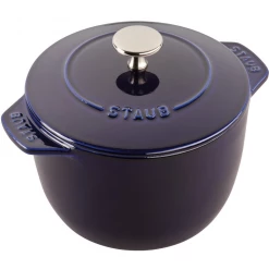 Staub Cast Iron 1.5-Quart Petite French Oven - Dark Blue