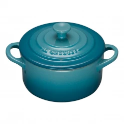 COOKWARE Le Creuset Mini Round 8-Ounce Cocotte - Caribbean