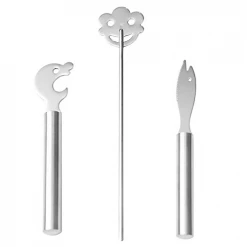 Wmf Faces 3-Piece Satinless Steel Bar Set With Stirrer TABLETOP & BAR