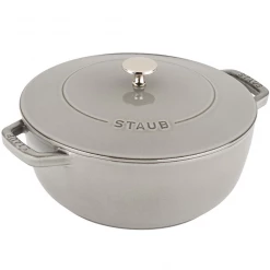 Staub Cast Iron 3.75-Quart Essential French Oven - Graphite Grey COOKWARE