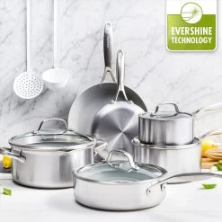 Green Pan Venice Pro Ceramic Non-Stick 10-Piece Cookware Set
