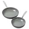 COOKWARE Green Pan Chatman Ceramic 2-Piece Open Frypan Set