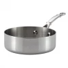 Ruffoni 30841 Symphonia Prima Mini Low Saucepan, Stainless Steel, 4.75 Inch COOKWARE