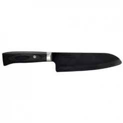 CUTLERY Kyocera Advanced Ceramic Ltd Series Chef Knife With Handcrafted Pakka Wood Handle, 6-Inch, Black Blade
