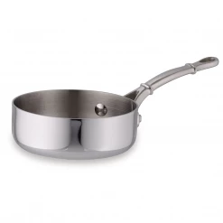 COOKWARE Ruffoni 30838 Symphonia Prima Low Mini Saucepan, Stainless Steel, 4 Inch