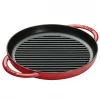 Staub Cast Iron 10'' Pure Grilll - Cherry