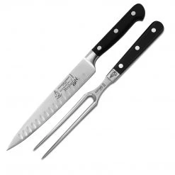 CUTLERY Messermeister Meridian Elité 2-Piece Kullenschliff Carving Set