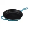 Le Creuset Signature 9'' Iron Handle Skillet - Caribbean