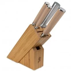 CUTLERY Shun Classic Blonde 5 Pc Starter Block Set