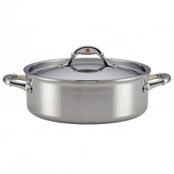COOKWARE Ruffoni Symphonia Prima 5-Quart Covered Braiser - Stainless Steel