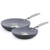 Green Pan Paris Pro Ceramic Non-Stick 2-Piece Open Frypan Set