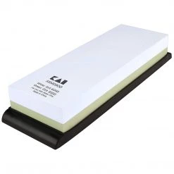 Shun Combination Whetstone W/ Rubber Base: 3000/6000 Grit