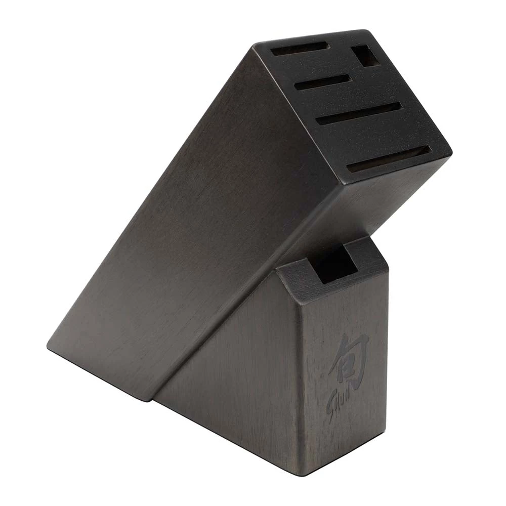 Shun Bamboo Slimline 6-Slot Block - Dark Stain CUTLERY 3 Shun Bamboo Slimline 6-Slot Block - Dark Stain CUTLERY