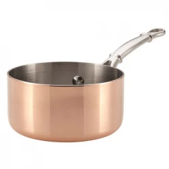 COOKWARE Ruffoni 30848 Symphonia Cupra Small Mini Saucepan, Stainless Steel, 4 Inch, Copper