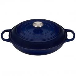 Le Creuset 3.5-Quart Signature Braiser - Indigo COOKWARE