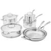 Demeyere Atlantis 10-Piece Stainless Steel Cookware Set