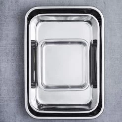 Hammer Stahl 3-Piece Multi Size Roasting Pan Set