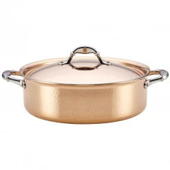 COOKWARE Ruffoni Symphonia Cupra 7-Quart Covered Braiser - Copper