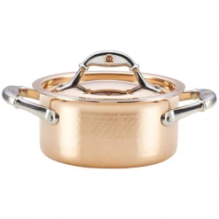 Ruffoni Symphonia Cupra 1-1/2-Quart Covered Casserole - Copper