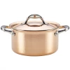 Ruffoni Symphonia Cupra 3-1/2-Quart Covered Soup Pot - Copper