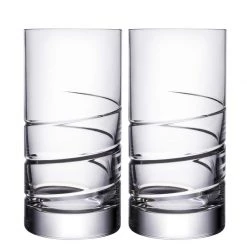 Orrefors Swerve Tumbler Pair COOKWARE