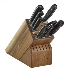CUTLERY Wusthof Classic 9-Piece Knife Block Set - Acacia