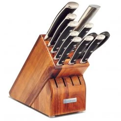 Wusthof Classic IKON 11-Piece Knife Block Set - Acacia
