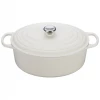 COOKWARE Le Creuset Oval 9.5-Quart Dutch Oven - White