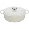 COOKWARE Le Creuset Oval 5-Quart Dutch Oven - White