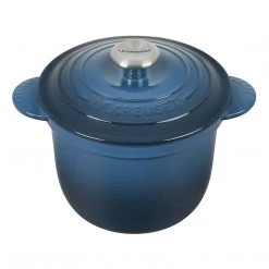 COOKWARE Le Creuset 2.25 QT. Rice Pot With SS Knob & Stoneware Insert - Deep Teal