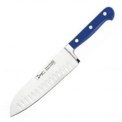 CUTLERY Chroma 7" Santoku Knife, Blue
