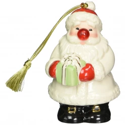 COOKWARE Lenox Blinking All The Way Santa Ornament