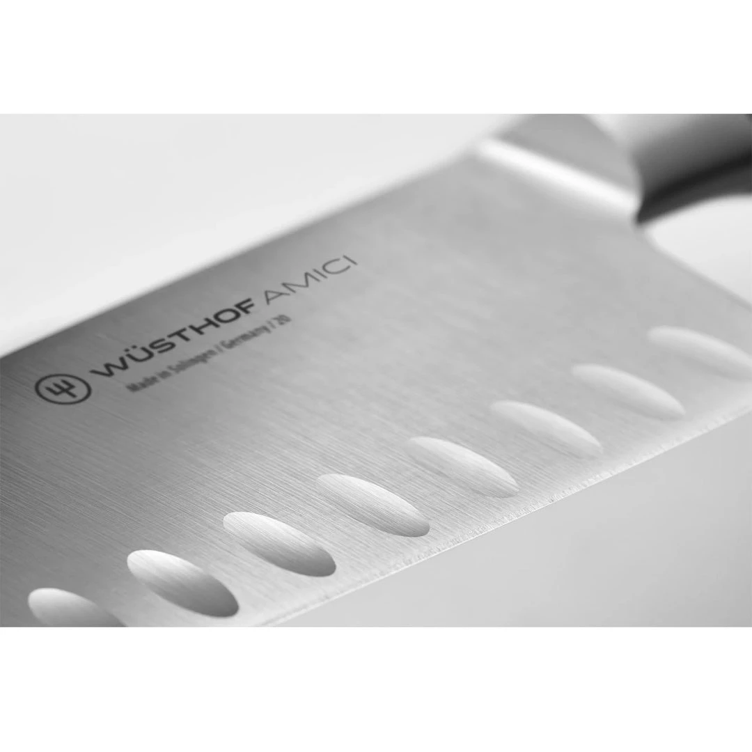 CUTLERY Wusthof Amici 7" Hollow Edge Santoku Knife 7 CUTLERY Wusthof Amici 7" Hollow Edge Santoku Knife