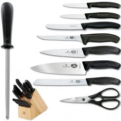 Victorinox Swiss Classic 10-Piece Knife Block Set CUTLERY