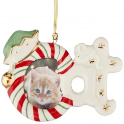 COOKWARE Lenox Cat Frame Ornament