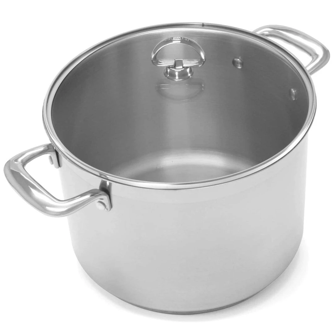 Chantal 8 Qt. Stock Pot W/ Pasta-Steamer Insert And Glass Lid SALE SPECIALS 7 Chantal 8 Qt. Stock Pot W/ Pasta-Steamer Insert And Glass Lid SALE SPECIALS