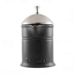 COFFEE & TEA Chantal Ceramic 16-Ounce French Press W/ SS Plunger - Matte Black