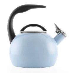 Chantal Enamel-on-Steel Anniversary 2-Quart Teakettle - Glacier Blue COOKWARE