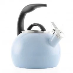 Chantal Enamel-on-Steel Anniversary 2-Quart Teakettle - Glacier Blue COOKWARE
