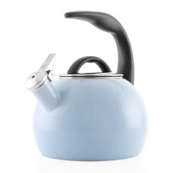 Chantal Enamel-on-Steel Anniversary 2-Quart Teakettle - Glacier Blue COOKWARE