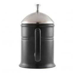 COFFEE & TEA Chantal Ceramic 16-Ounce French Press W/ SS Plunger - Matte Black