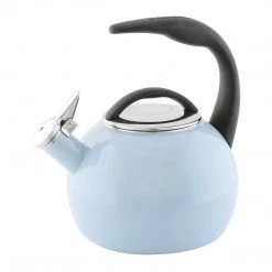 Chantal Enamel-on-Steel Anniversary 2-Quart Teakettle - Glacier Blue COOKWARE