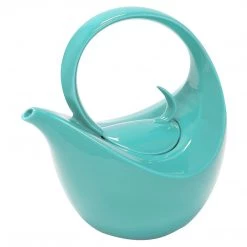 COFFEE & TEA Chantal Olivia Teapot, 0.75 Quart, Aqua