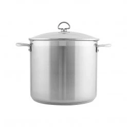 COOKWARE Chantal 12-Quart Stockpot With Glass Lid